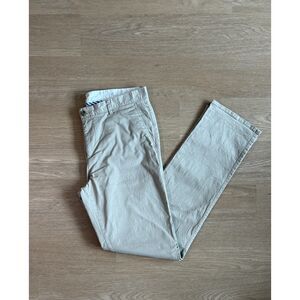 Calvin Klein Men's 32W 32L Straight Fit Stretch Chinos FLAT FRONT